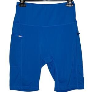 Bikewa‎ Blue Bike Shorts Small Zip Pockets